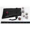 Image 1 : NEW 7PC POLYHEDRAL FLOATING DRAGON EYE DICE SET IN