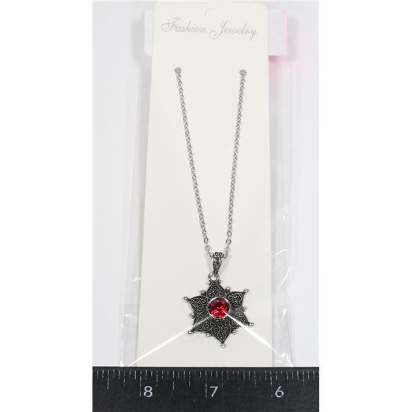 NEW VICTORIAN GOTH STYLE PENDANT AND CHAIN