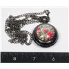 Image 1 : NEW LOVE PENDANT POCKET WATCH WITH CHAIN