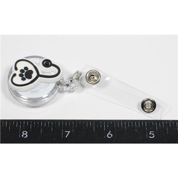 NEW VETERINARIAN THEME RETRACTABLE ID/BADGE HOLDER