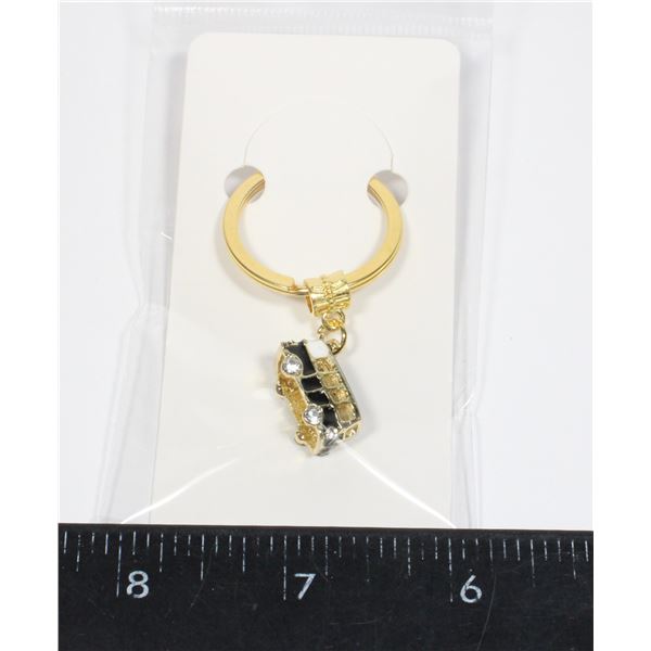 NEW BLACK VOLKSWAGEN THEME VAN KEYCHAIN