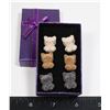 Image 1 : 3 PC SET OF FUZZY KITTEN STUD EARRINGS
