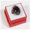 Image 1 : NEW ANTIQUE DESIGN SIZE 7 RHINESTONE RING