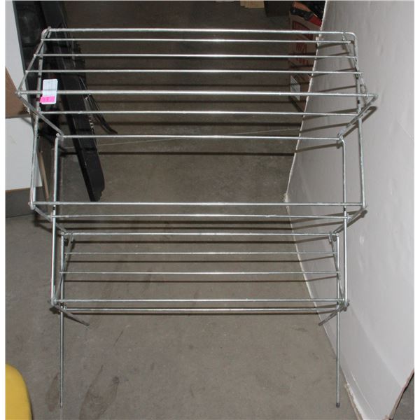 DRYING RACK, FOLDS FOR STORAGE