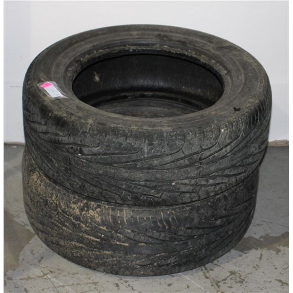 PAIR OF GOODYEAR ASSURANCE TIRES P205/60R15 90H