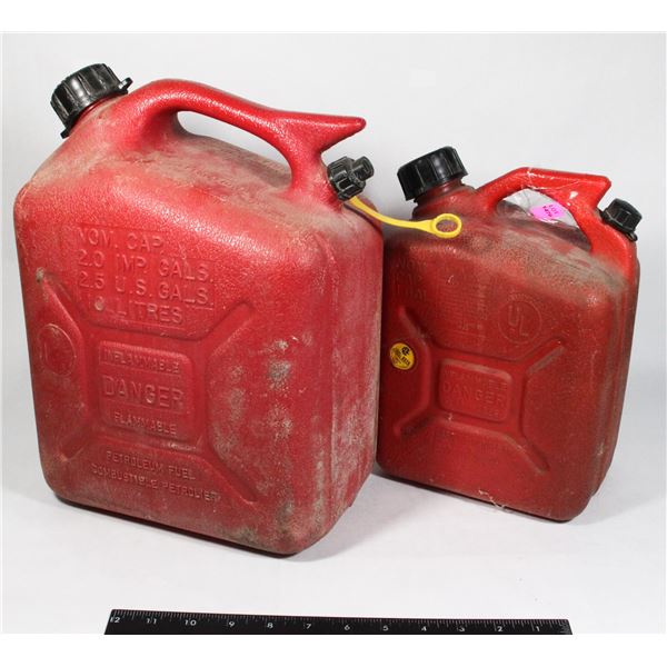 TWO JERRY CANS