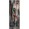 LOT OF USED OUTDOOR TOOLS