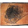 LARGE LOT OF METAL DECORATIVE GARDEN FENCING
