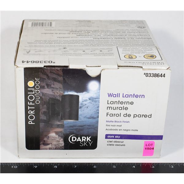 DARK SKY WALL OUTDOOR LANTERN