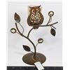 NEW: Item #14604, OWL THEME CANDLE HOLDER