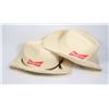 Image 1 : TWO ADULT SIZE BUDWEISER STRAW HATS