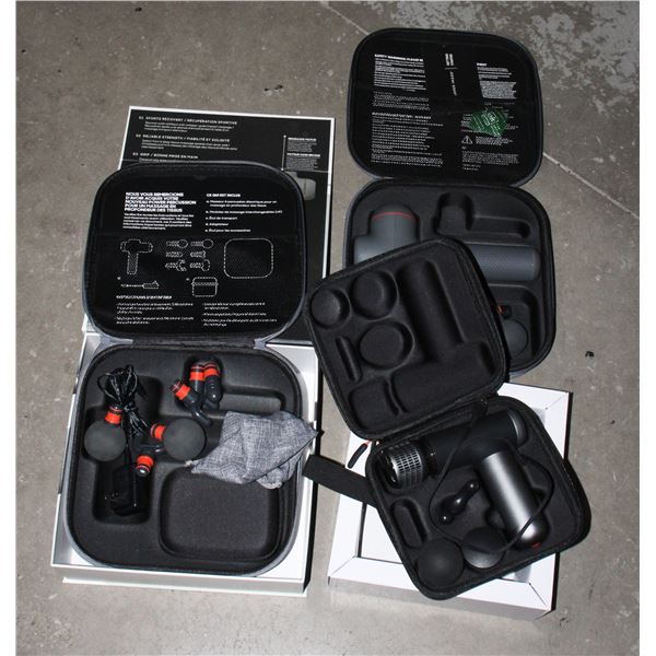 LOT OF SHARPER IMAGE MASSAGE GUNS *FOR PARTS OR