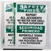 Image 1 : LOT OF 5 NEW SAFETY FIRST SIGNS