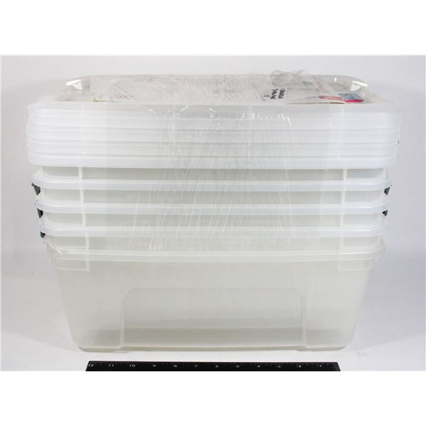 4 PACK BUCKLE UP STORAGE SET *SOME DAMAGE*