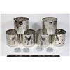 BUNDLE OF CANDLE HOLDERS WITH SOME BATTERY