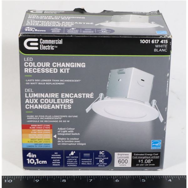 LED COLOUR CHANGING RECESSED KIT (4")