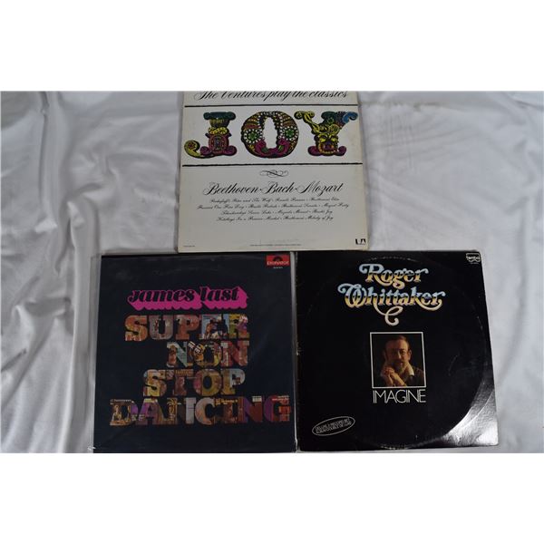 Vinyl - Roger Whittaker, James Last, The Ventures, First Christmas Record for Children