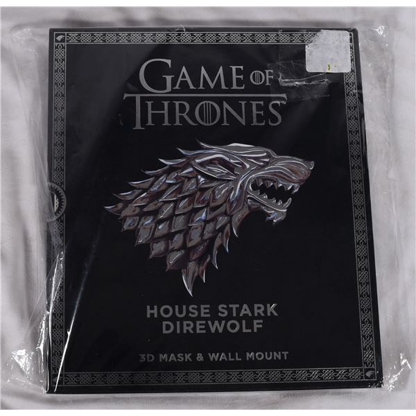 Collectible - Game of Thrones 3D Mask & Wall Mount - House Stark Direwolf