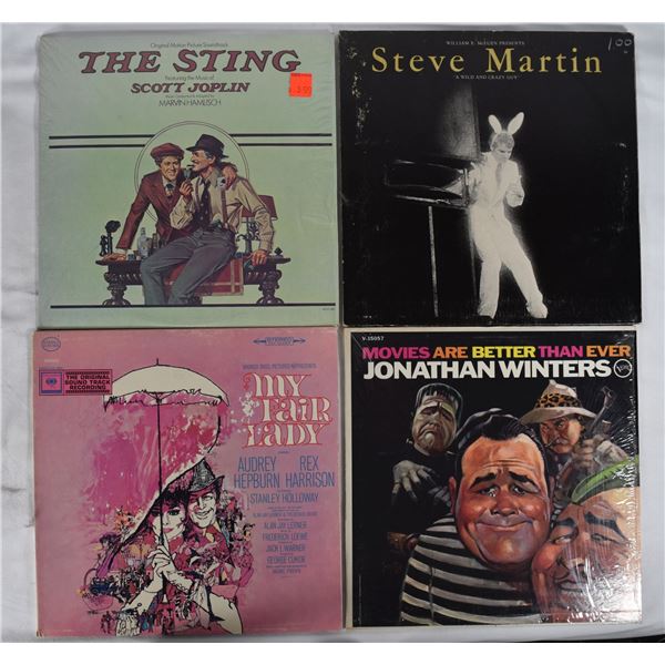 Vinyl - Steve Martin, Jonathan Winters, The Sting Soundtrack, My Fair Lady Soundrack