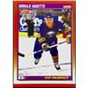 Image 1 : 1991-92 SCORE DONALD AUDETTE ROOKIE CARD
