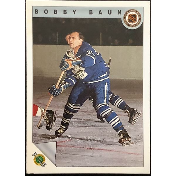 1991-92 ULTIMATE ORIGINAL 6 BOBBY BAUN (HOF)