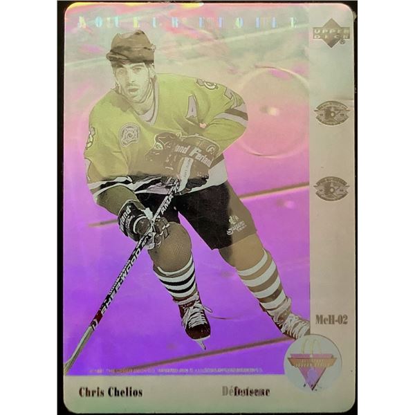 1991-92 UPPER DECK CHRIS CHELIOS (HOF) HOLOGRAM