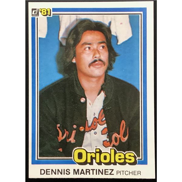 1981 DONRUSS DENNIS MARTINEZ