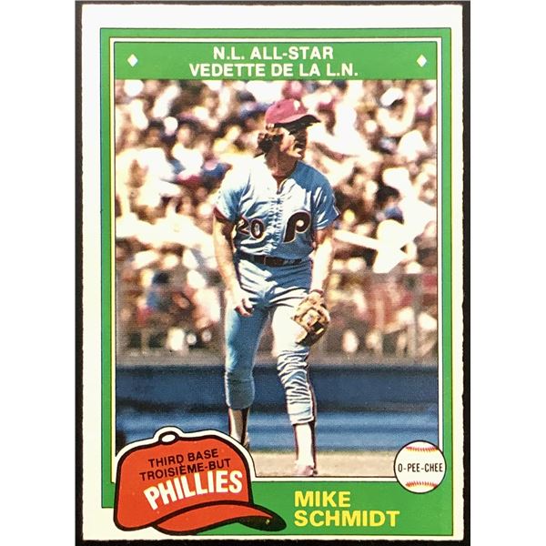 1981 O-PEE-CHEE MIKE SCHMIDT (HOF)