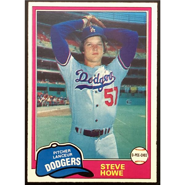 1981 O-PEE-CHEE STEVE HOWE ROOKIE CARD