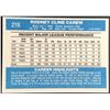 Image 2 : 1982 DONRUSS ROD CAREW (HOF)