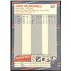 Image 2 : 1988 FLEER JACK McDOWELL ROOKIE CARD