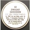Image 2 : 1988 TOPPS BASEBALL COIN - DWIGHT GOODEN