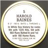 Image 2 : 1988 TOPPS BASEBALL COIN - HAROLD BAINES (HOF)