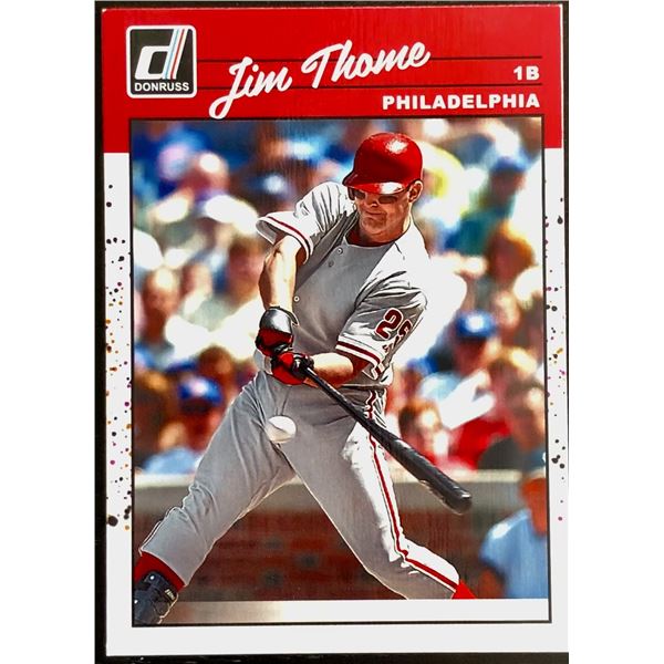 2023 DONRUSS RETRO JIM THOME (HOF)