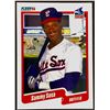 Image 1 : 1990 FLEER SAMMY SOSA ROOKIE CARD