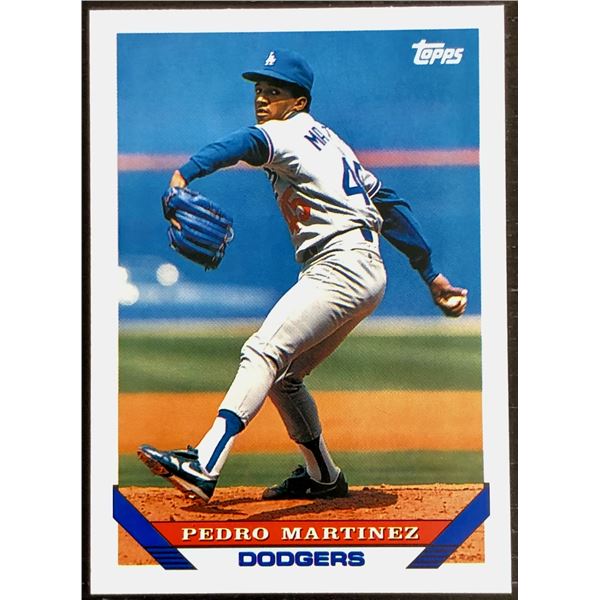 1993 TOPPS PEDRO MARTINEZ (HOF) ROOKIE CARD