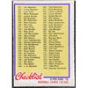 Image 1 : 1978 O-PEE-CHEE CHECKLIST