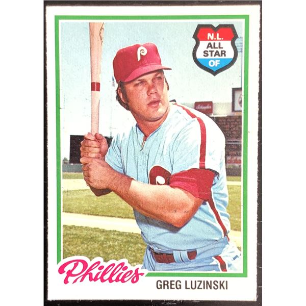 1978 O-PEE-CHEE GREG LUZINSKI