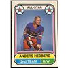 Image 1 : 1975-76 O-PEE-CHEE WHA ANDERS HEDBERG (HOF) ROOKIE CARD