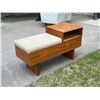 Image 2 : Teak Entry / Storage Bench - Approx: 36.5 x 15 & 20.5"T