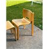 Image 2 : 2 Vintage Bent Ply Bentwood Stacking