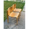 Image 6 : 2 Vintage Bent Ply Bentwood Stacking