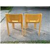 Image 7 : 2 Vintage Bent Ply Bentwood Stacking