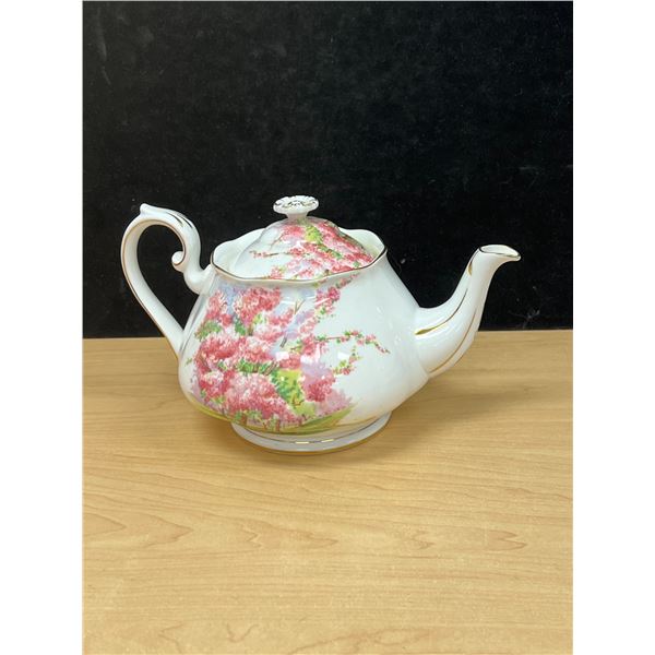 Royal Albert England Blossom Time Bone China Teapot