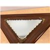 Image 2 : Framed Mirror With Coat Hooks - Approx: 26 x 13"