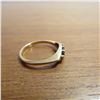 Image 7 : 14K Yellow Gold & red stone (ruby, garnet??) vintage ring.  Marked 14K.  Approx size 5.5