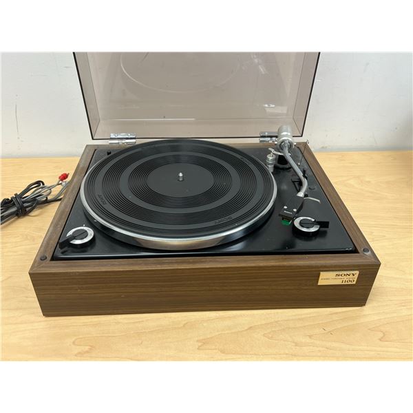 Sony Stereo Turntable System Record Player PS-1100