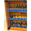 Image 2 : Mastercraft Router Bits in Wood Case - see all photos