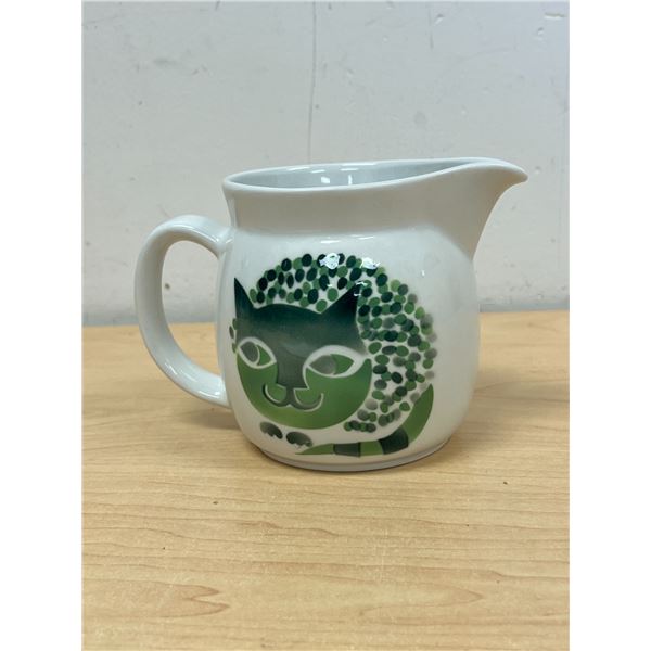 Finnish Arabia Smiling Cat Creamer / Small Jug 4.25"T
