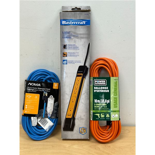 New Power Bar & Extension Cords